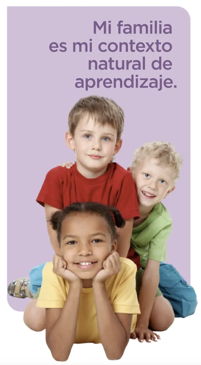 Mi familia es mi contexto natural de aprendizaje