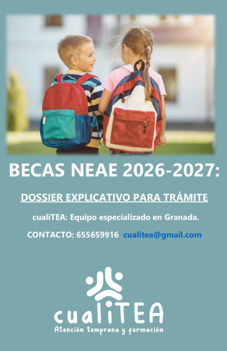 Portada: PASOS A SEGUIR PARA SOLICITAR LA BECA NEAE 2026-2027